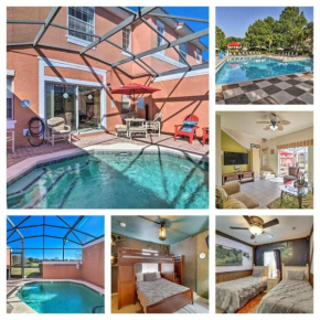Enchanted Jungle Themed Home Pool 3mi to Disney